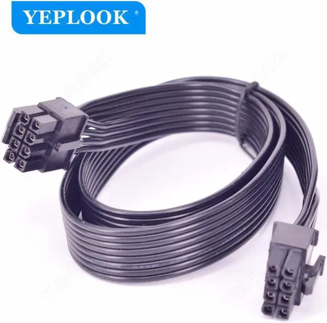 Alt view image 3 of 6 - CPU 8Pin to 8Pin (4+4Pin) Power Supply Cable 18AWG 60CM For GIGABYTE P750GM 750W, P850GM 850W, P1000GM 1000W Gold Fully Modular