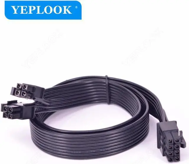 Alt view image 4 of 6 - CPU 8Pin to 8Pin (4+4Pin) Power Supply Cable 18AWG 60CM For GIGABYTE P750GM 750W, P850GM 850W, P1000GM 1000W Gold Fully Modular
