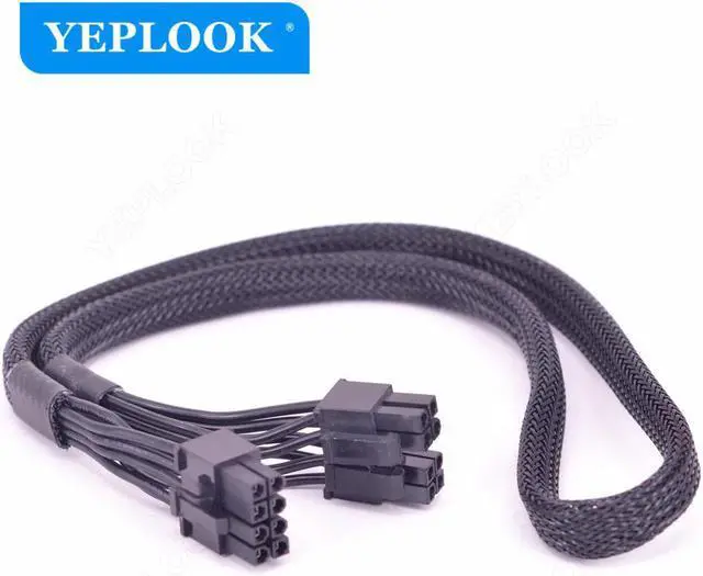 Alt view image 5 of 6 - CPU 8Pin to 8Pin (4+4Pin) Power Supply Cable Sleeved For GIGABYTE AORUS P750W GP-AP750GM, P850W GP-AP850GM Gold Fully Modular