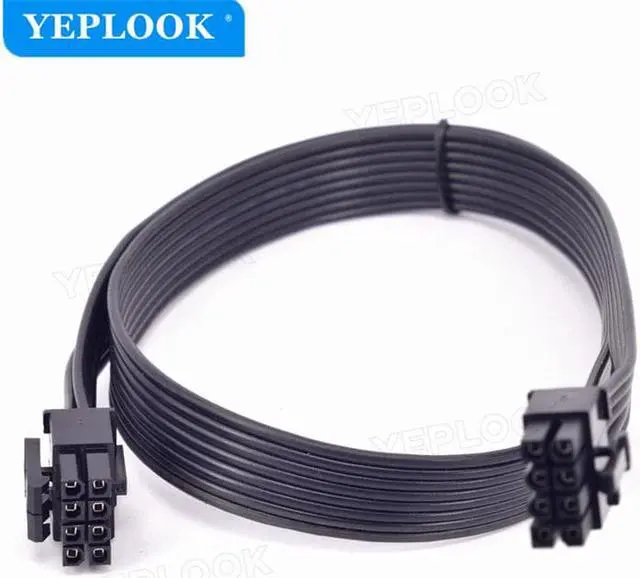 Alt view image 4 of 6 - CPU 8Pin to 8Pin (4+4Pin) Power Supply Cable 12V ATX 18AWG 60CM For GIGABYTE 80Plus Gold Semi Modular B700H 700W, G750H 750W