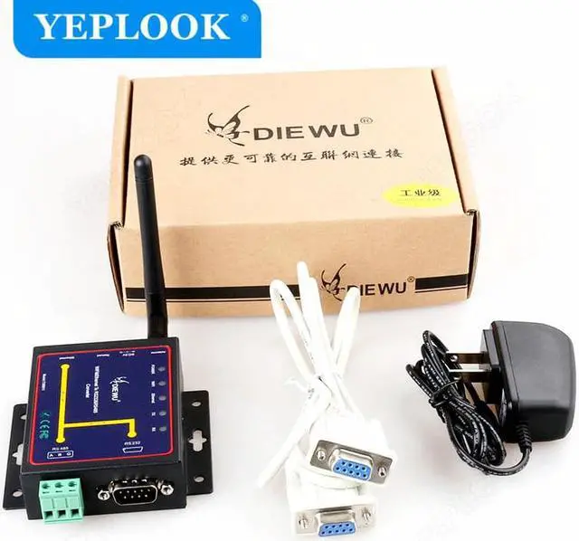 Alt view image 6 of 6 - WiFi RJ45 Ethernet to RS232 RS485 Serial Server Converter 2.4GHz Support WatchDog Modbus Gateway TCP/UDP/HTTP IP P2P Chipset MTK
