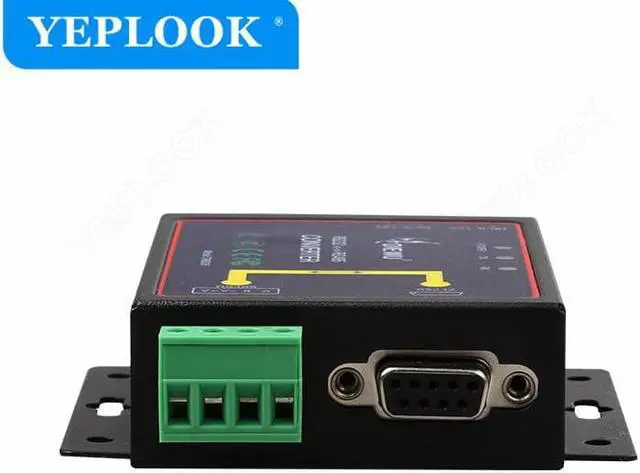 Alt view image 5 of 6 - RS232 to RS485 Serial Network Ethernet Device Server Active Converter DB9 Female with Power Supply Cable for Industrial Use