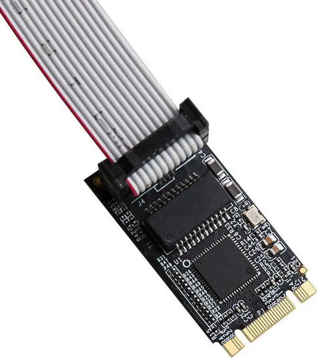 Alt view image 4 of 6 - M.2 to PCIe Gigabit Network Card 1xRJ45 10/100/1000Mbps Fast Ethernet Lan Card Intel 210AT Chipset for Desktop Computer TXA098