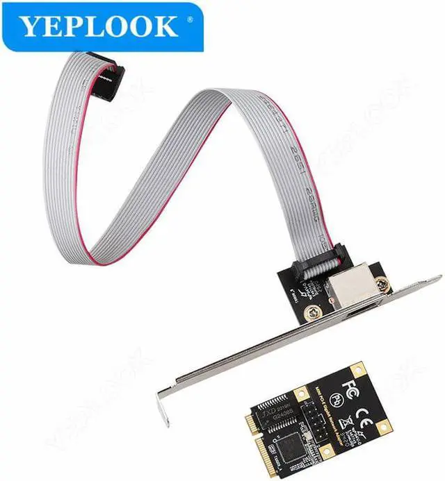 Alt view image 2 of 6 - Mini PCI-E 1x RJ45 10/100/1000Mbps Gigabit High Speed Fast Ethernet Network Card Intel 210AT Chipset Stable for Desktop