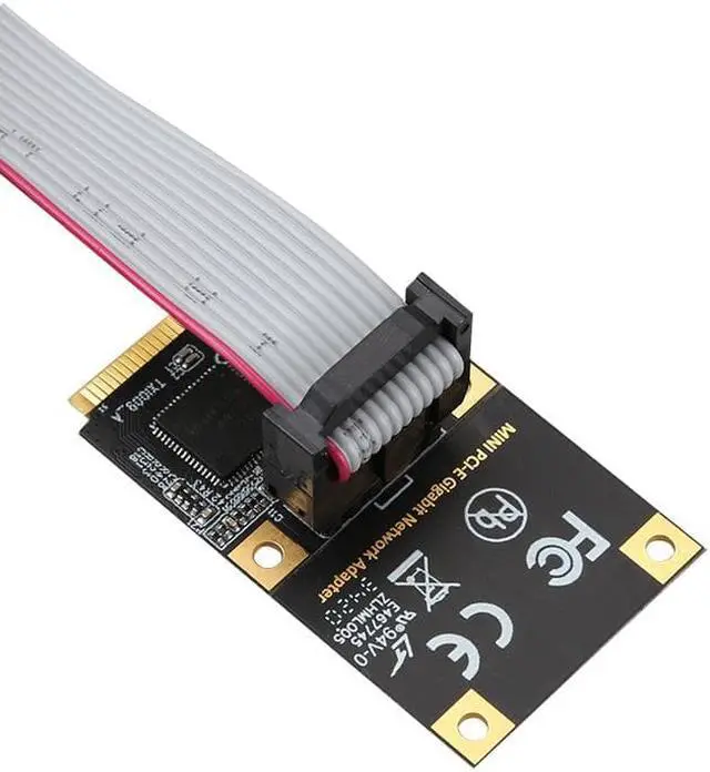 Alt view image 5 of 6 - Mini PCI-E 1x RJ45 10/100/1000Mbps Gigabit High Speed Fast Ethernet Network Card Intel 210AT Chipset Stable for Desktop