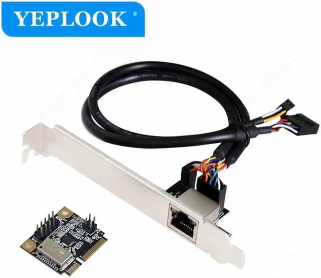 Alt view image 3 of 6 - MINI PCIE 1G Lan Card Gigabit Network Card RJ45 10/100/1000Mbps Fast Ethernet High Speed Realtek RTL8111H Chipset for Desktop PC