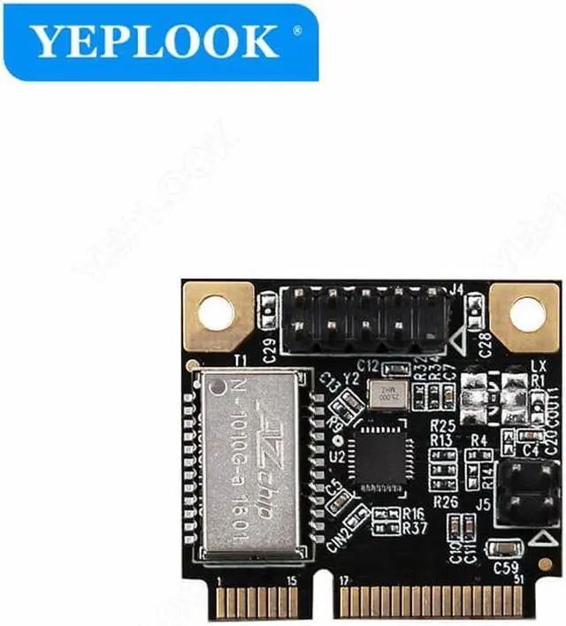 Alt view image 5 of 6 - MINI PCIE 1G Lan Card Gigabit Network Card RJ45 10/100/1000Mbps Fast Ethernet High Speed Realtek RTL8111H Chipset for Desktop PC