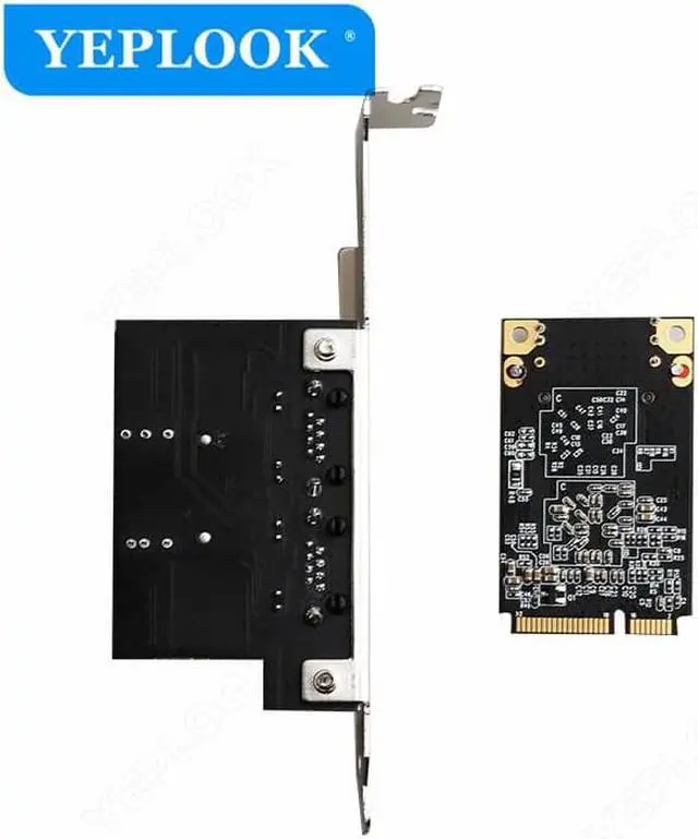 Alt view image 6 of 6 - MINI PCIE 1G LAN Card Dual Port RJ45 Industrial Server 10/100/1000Mbps Gigabit Ethernet Adapter Network Card Chipset Intel I350