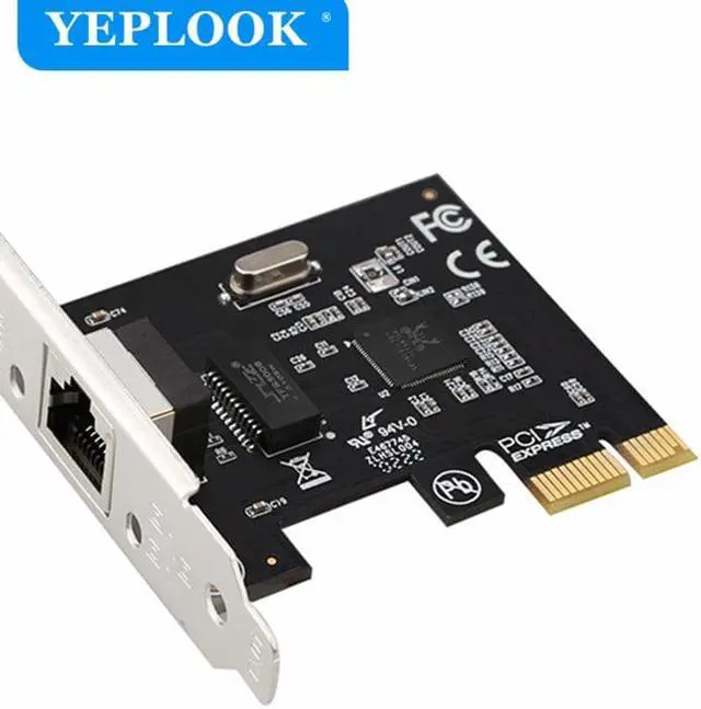 Alt view image 2 of 4 - PCIe 1X 1G Lan Card RJ45 10/100/1000M Gigabit Ethernet Network Card Chipset Realtek8111L For Desktop PC Computer