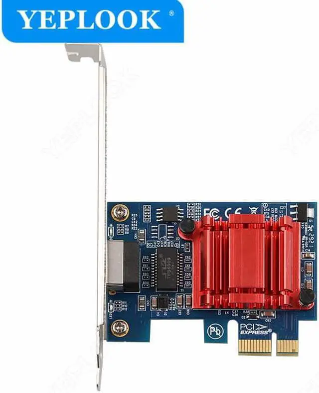 Alt view image 2 of 6 - PCIe 1X RJ45 Network Card 10/100/1000Mbps 1Gbps Fast Ethernet Lan Card Boardcom BCM5721&5751 Chipset Support ROS,ESXi TXA107