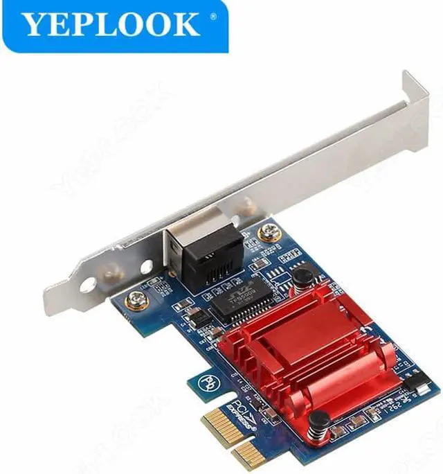 Alt view image 3 of 6 - PCIe 1X RJ45 Network Card 10/100/1000Mbps 1Gbps Fast Ethernet Lan Card Boardcom BCM5721&5751 Chipset Support ROS,ESXi TXA107