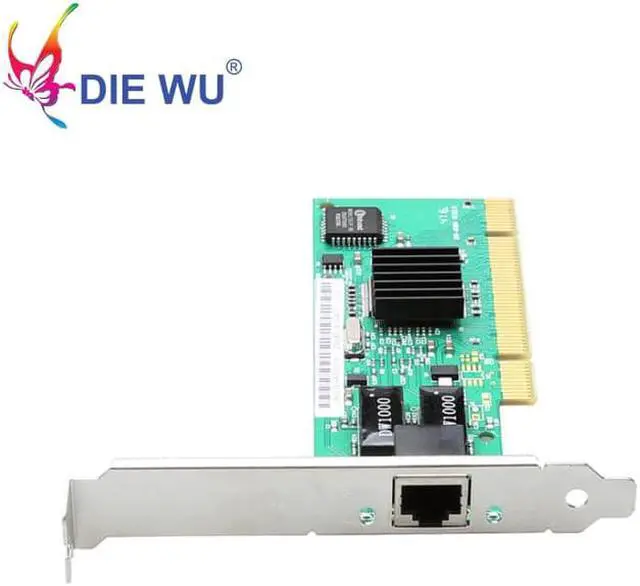 Alt view image 3 of 4 - PCI 10/100/1000mbps 1x RJ45 Port Lan Network Card Chipset RTL8169 Support Wake on & Wake Up Auto Detection & Correction TXA013