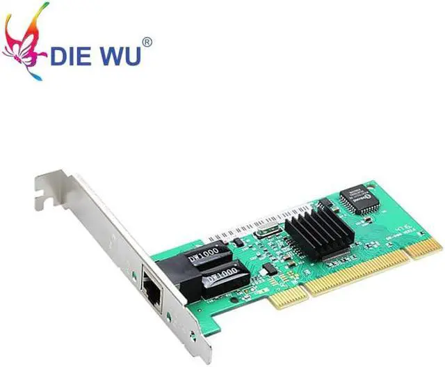Main image of PCI 10/100/1000mbps 1x RJ45 Port Lan Network Card Chipset RTL8169 Support Wake on & Wake Up Auto Detection & Correction TXA013