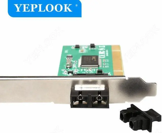 Alt view image 3 of 4 - PCI 10/100Mbps Fiber Lan Card Single Port RJ45 Chipset ICplus100A Ethernet Controller WOL Support PXE for Computer Desktop