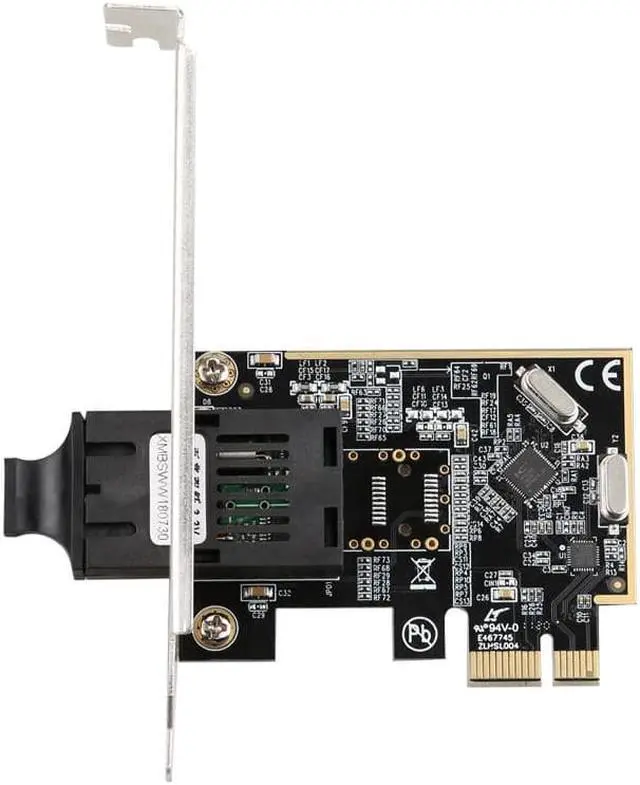 Alt view image 2 of 3 - PCIe Single SC Port 10/100Mbps Fiber Lan Card Chipset Realtek/RT8106E 20KM WOL Support PXE for Computer Desktop TXA084-SC
