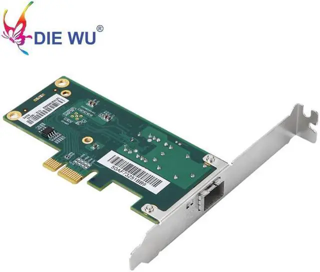 Alt view image 2 of 3 - PCIe 1x SFP 10/100/1000Mbps Desktop Network Adapter Gigabit Fiber Network Lan Card with Intel I210 Chipset TXA026
