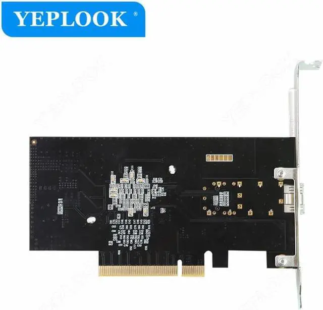 Alt view image 5 of 5 - PCIe 2.0 8X 10Gbps 10000Mbps 10 Gigabit Fiber Network Adapter Lan Card SFP+ Module Intel 82599 Chipset for Server Workstation