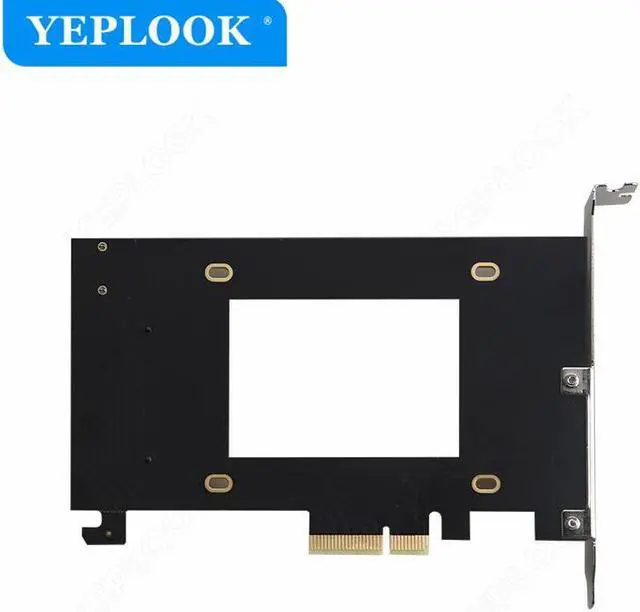 Alt view image 4 of 6 - PCIe 3.0 4X to U.2 Expansion Card SATA3.0 SFF-8639 Desktop Riser Card High Speed 32GT/S For 2.5 Inch NVME HDD SSD CHIA