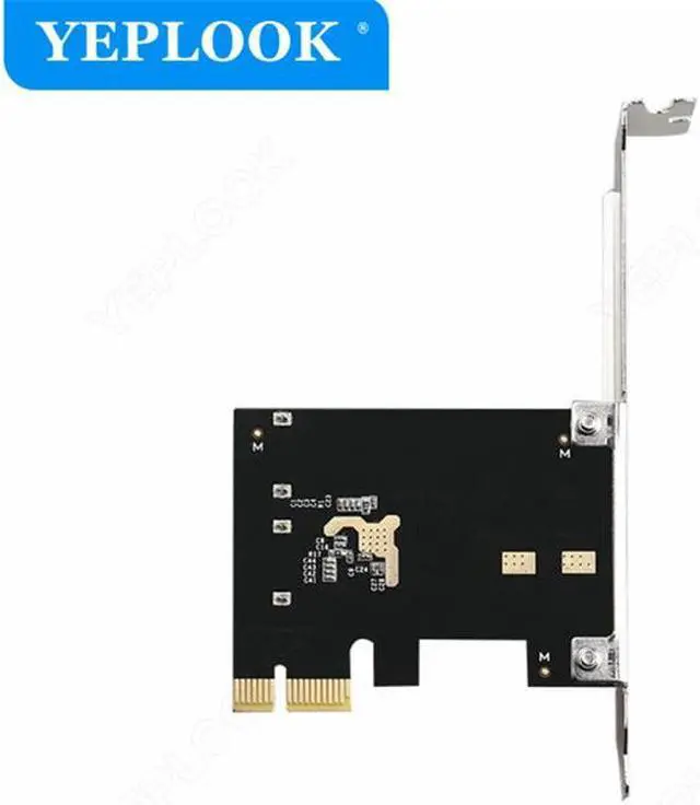 Alt view image 4 of 6 - PCIe 1x to 2 SATA3.0 SATA III 6Gb/s JMS582 Chipset PCI Express x1 SATA Expansion Controller Adapter Card