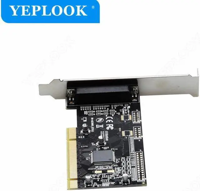 Alt view image 4 of 6 - 1 Port DB25 25Pin Parallel Port LPT Printer Expansion Card PCI to DB25 Adapter Controller Riser Card Chipset AX9865 for Desktop