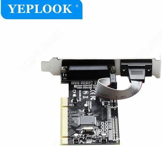 Alt view image 3 of 4 - PCI to 1x Serial Port + 1x Parallel Port PCI Single Port DB9+DB25 RS232 COM Expansion Card Riser Card Adapter Chip ASIX/AX9865