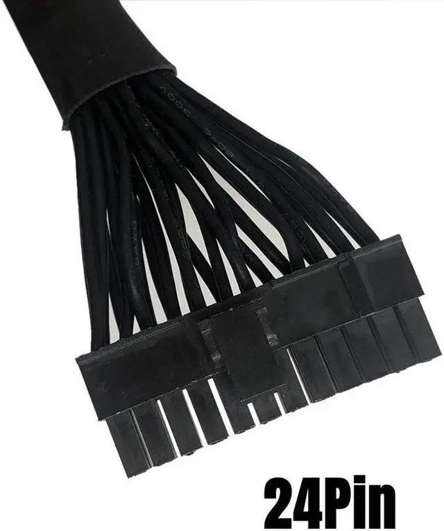Alt view image 5 of 5 - YEPLOOK 14+10Pin to 20+4Pin 24Pin ATX Main Power Cable Net for Corsair Type 3 Modular Power, for AXi HXi HX GOLD RM CXM CSM TXM Modular, Sleeved Net 18AWG 60CM