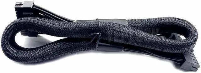 Alt view image 3 of 5 - YEPLOOK 14+10Pin to 20+4Pin 24Pin ATX Main Power Cable Net for Corsair Type 3 Modular Power, for AXi HXi HX GOLD RM CXM CSM TXM Modular, Sleeved Net 18AWG 60CM