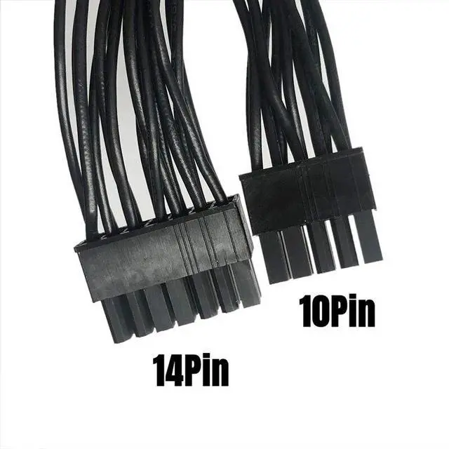 Alt view image 4 of 5 - YEPLOOK Type 3 14+10Pin to 20+4Pin 24Pin ATX Main Power Cable Net 18AWG 60CM for Corsair Type 3 CX Series CX550W CX650W CX750W Modular PSUs