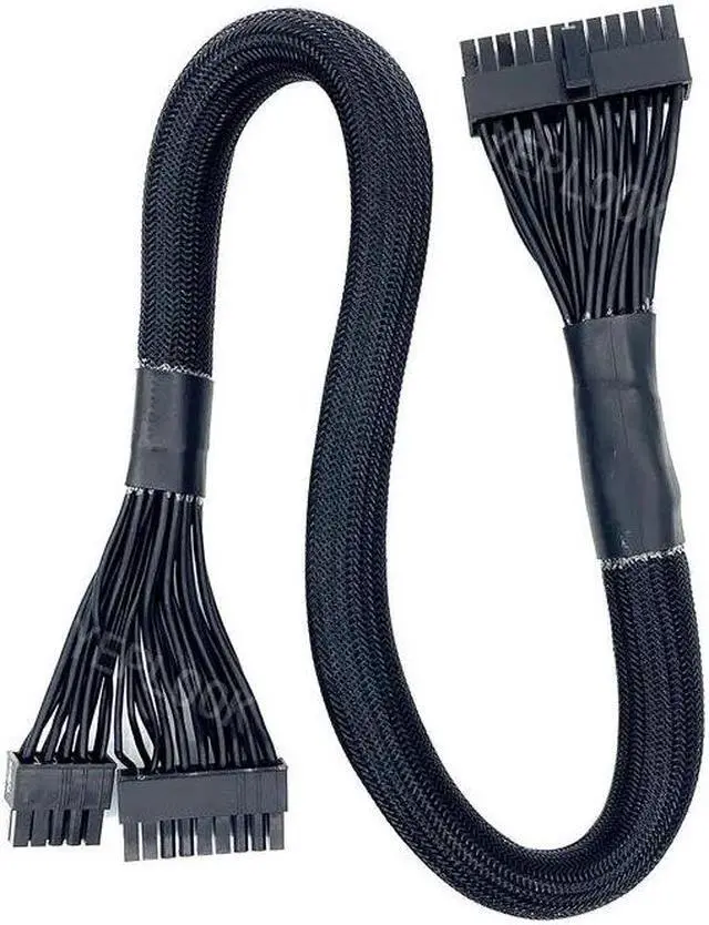 Alt view image 3 of 5 - YEPLOOK Type 4 ATX 18+10Pin to 24Pin Power Cable Net for Corsair RM550i, RM650i, RM750i, RM850i, RM1000i Modular PSU 18AWG 60CM