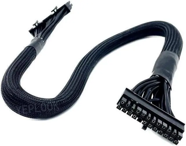 Alt view image 4 of 5 - YEPLOOK Type 4 ATX 18+10Pin to 24Pin Power Cable Net for Corsair RM550i, RM650i, RM750i, RM850i, RM1000i Modular PSU 18AWG 60CM
