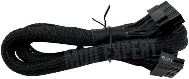 Alt view image 4 of 6 - Original Seasonic PRIME 1000/850/750/650 Titanium 18+10Pin to 24Pin 20+4Pin ATX Main Power Supply Modular Cable Sleeved Net 60CM