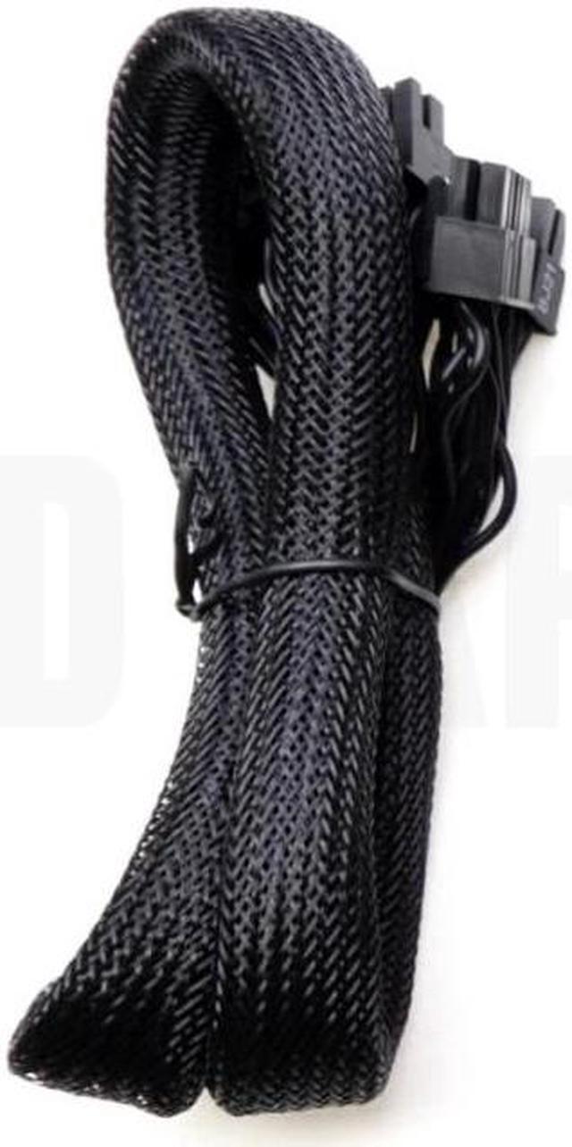 Alt view image 3 of 6 - Original Seasonic PRIME 1000/850/750/650 Titanium 18+10Pin to 24Pin 20+4Pin ATX Main Power Supply Modular Cable Sleeved Net 60CM