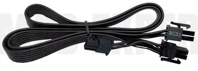 Alt view image 5 of 6 - Original Seasonic PSU 8Pin to PCIe 8Pin 6+2Pin GPU Power Supply Cable for PRIME 1000/850/750/650 Titanium Modular PSU 60CM 18AWG