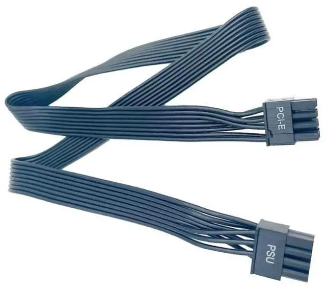 Alt view image 6 of 6 - Original Seasonic PSU 8Pin to PCIe 8Pin 6+2Pin GPU Power Supply Cable for PRIME 1000/850/750/650 Titanium Modular PSU 60CM 18AWG