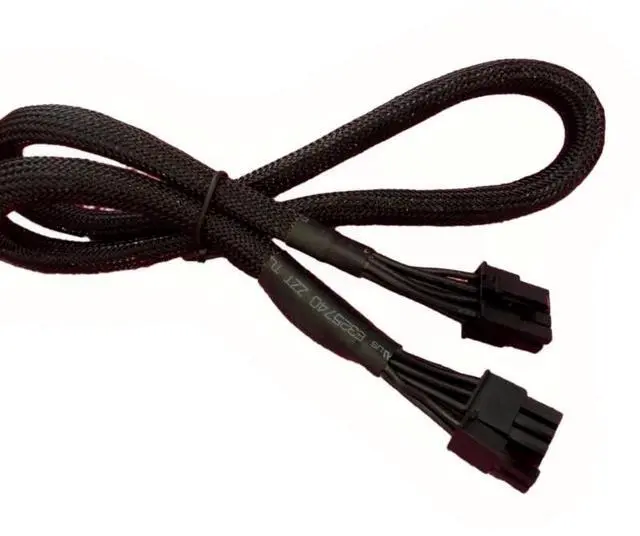 Alt view image 3 of 4 - Original Seasonic CORE GX-650, GX-550, GX-500 GOLD Modular PSU 8Pin to 6+2Pin PCIe VGA GPU Power Cable Braided Net 60CM 18AWG