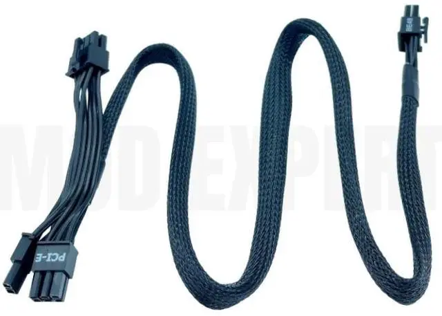Alt view image 3 of 6 - Original New 8Pin to Dual PCIe 2X 8Pin 6+2Pin VGA GPU Power Cable for SEASONIC PRIME GX-1000, GX-850, GX-750, GX-650 Modular PSU