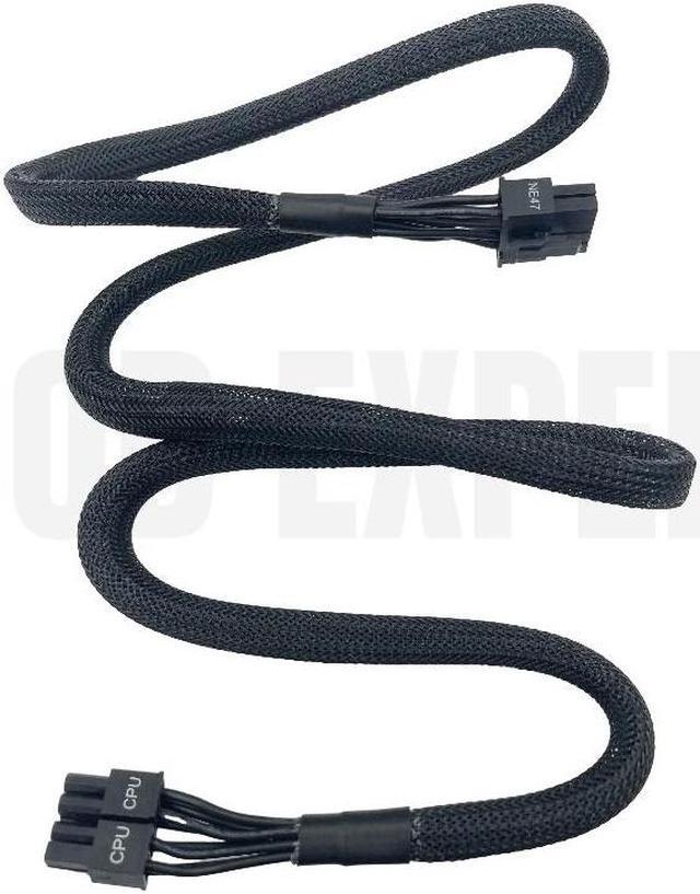 Alt view image 4 of 6 - Original Seasonic Modular Fonte PSU 8Pin to 4+4Pin CPU Power Cable Net for Prime SnowSilent 750 Titanium, 650 Platinum, 550 Gold