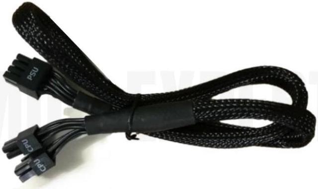 Alt view image 6 of 6 - Original Seasonic Modular Fonte PSU 8Pin to 4+4Pin CPU Power Cable Net for Prime SnowSilent 750 Titanium, 650 Platinum, 550 Gold