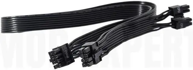 Alt view image 3 of 8 - Original Seasonic PRIME Platinum Modular PSU 8Pin to Dual 4+4P CPU Power Cable for SSR-1600PD, SSR-1300PD, SSR-1000PD, SSR-850PD