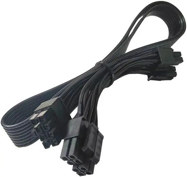 Alt view image 6 of 8 - Original Seasonic Dual CPU Power Cable 2x 8Pin EPS 4+4 Pin for PRIME Ultra Gold GX-1000, GX-850, GX-750, GX-650 Gold Modular PSU