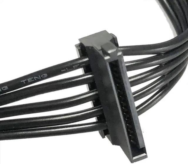 Alt view image 4 of 4 - Original Seasonic 3 SATA Angled HDD SSD Modular Power Cable for SEASONIC FOCUS PLUS GOLD GX-1000, GX-850, GX-750, GX-650, GX-550