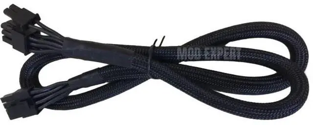 Alt view image 5 of 6 - Original Seasonic PSU 8Pin to PCI-E 6+2Pin GPU VGA Power Cable Sleeved for PRIME, FOCUS, CORE, M12II EVO Modular PSU 60CM 18AWG