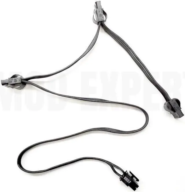 Alt view image 4 of 6 - Genuine Seasonic 3 Molex IDE 4Pin Peripheral Straight Modular Power Cable for Seasonic PRIME, FOCUS, CORE, M12II EVO, SnowSilent
