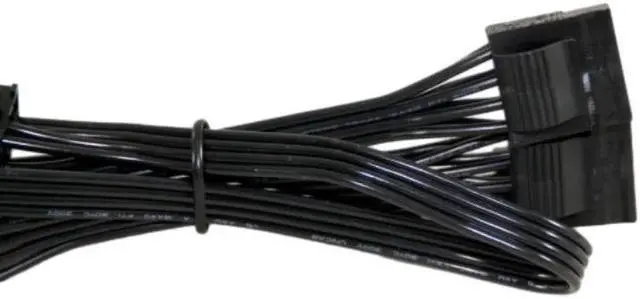 Alt view image 3 of 7 - Original Seasonic 4 Molex IDE Peripheral Straight Modular Power Cable for Seasonic PRIME Platinum 1600W 1300W 1200W 1000W 850W