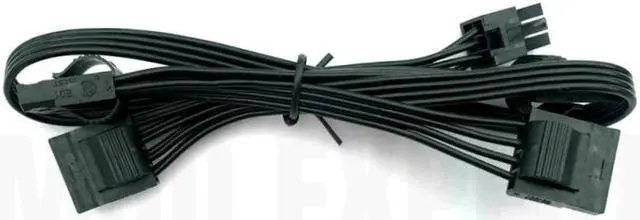 Alt view image 4 of 6 - Original Seasonic 6Pin to 4 Molex IDE 4Pin Female Peripheral Modular Power Cable for Seasonic Snow Silent 750W 1050W 1250W Power