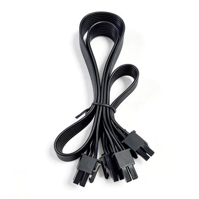 Alt view image 2 of 6 - PSU 8Pin to Dual PCI-e 8Pin 6+2 GPU Power Cable for Seasonic FOCUS 1300W, 1000W, 850W, 750W, 650W, 550W Platinum & Gold Modulars