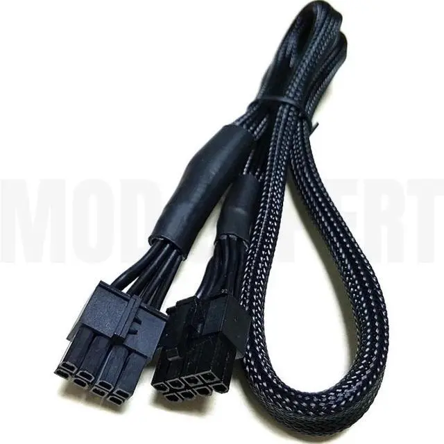 Alt view image 5 of 6 - CPU Power Cable EPS12V/ATX12V 8Pin Sleeved Net for Seasonic FOCUS All Series 1300W, 1000W, 850W, 750W, 650W, 550W Modular Powers