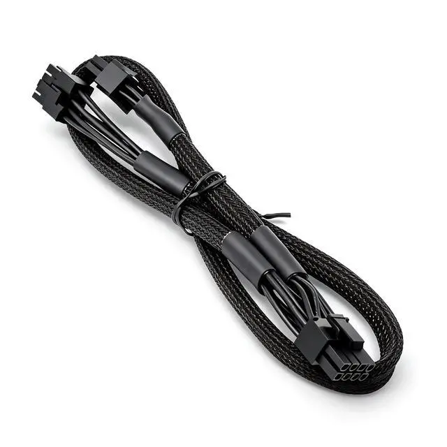 Alt view image 4 of 6 - PCIe 2x 8Pin 6+2 Sleeved Net GPU Power Cable for Seasonic FOCUS 1300W, 1000W, 850W, 750W, 650W, 550W Platinum & Gold Modular PSU