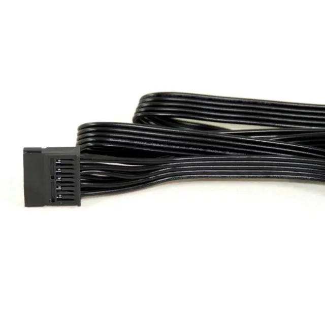 Alt view image 6 of 6 - 6PIN to 3 SATA Straight HDD SSD Power Cable for Seasonic FOCUS 1300W, 1000W, 850W, 750W, 650W, 550W Gold & Platinum Modular PSUs