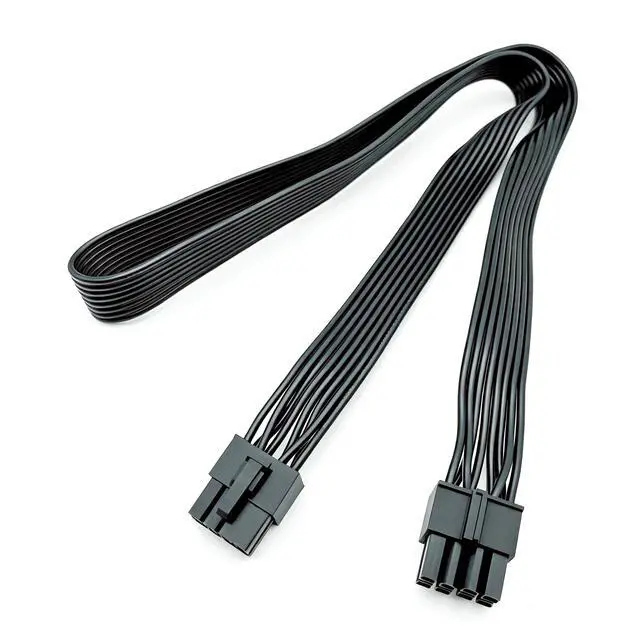 Alt view image 4 of 6 - Single CPU Power Cable 8Pin 4+4 EPS/ATX12V for Seasonic FOCUS 550W, 650W, 750W, 850W, 1000W Platinum & Gold Series Modular Power